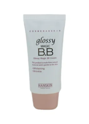 Hanskin Glossy Magic B.B Cream Whitening Wrinkle 1.8oz/35ml New In Box