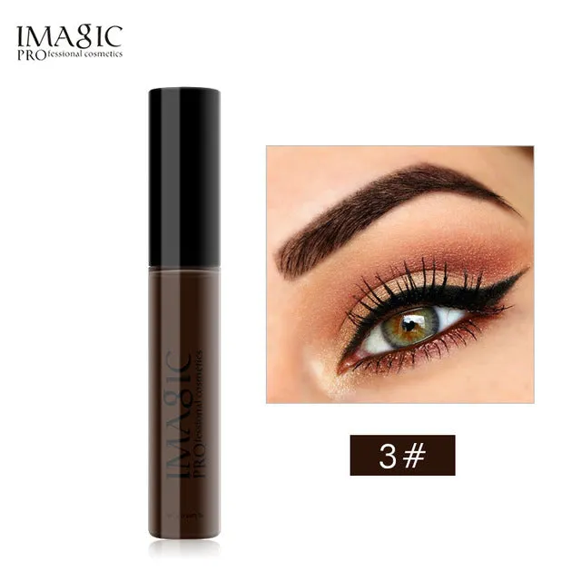 IMAGIC 4 Colors Long Lasting Waterproof Eyebrow Mascara Cream Eye Brow Shadow Makeup Beauty Tools Eyebrow Gel Enhancer Eyebrow