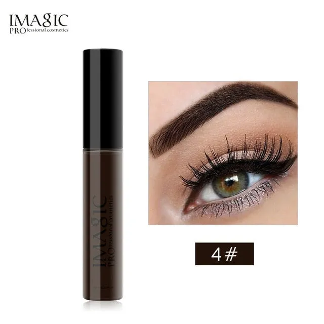IMAGIC 4 Colors Long Lasting Waterproof Eyebrow Mascara Cream Eye Brow Shadow Makeup Beauty Tools Eyebrow Gel Enhancer Eyebrow