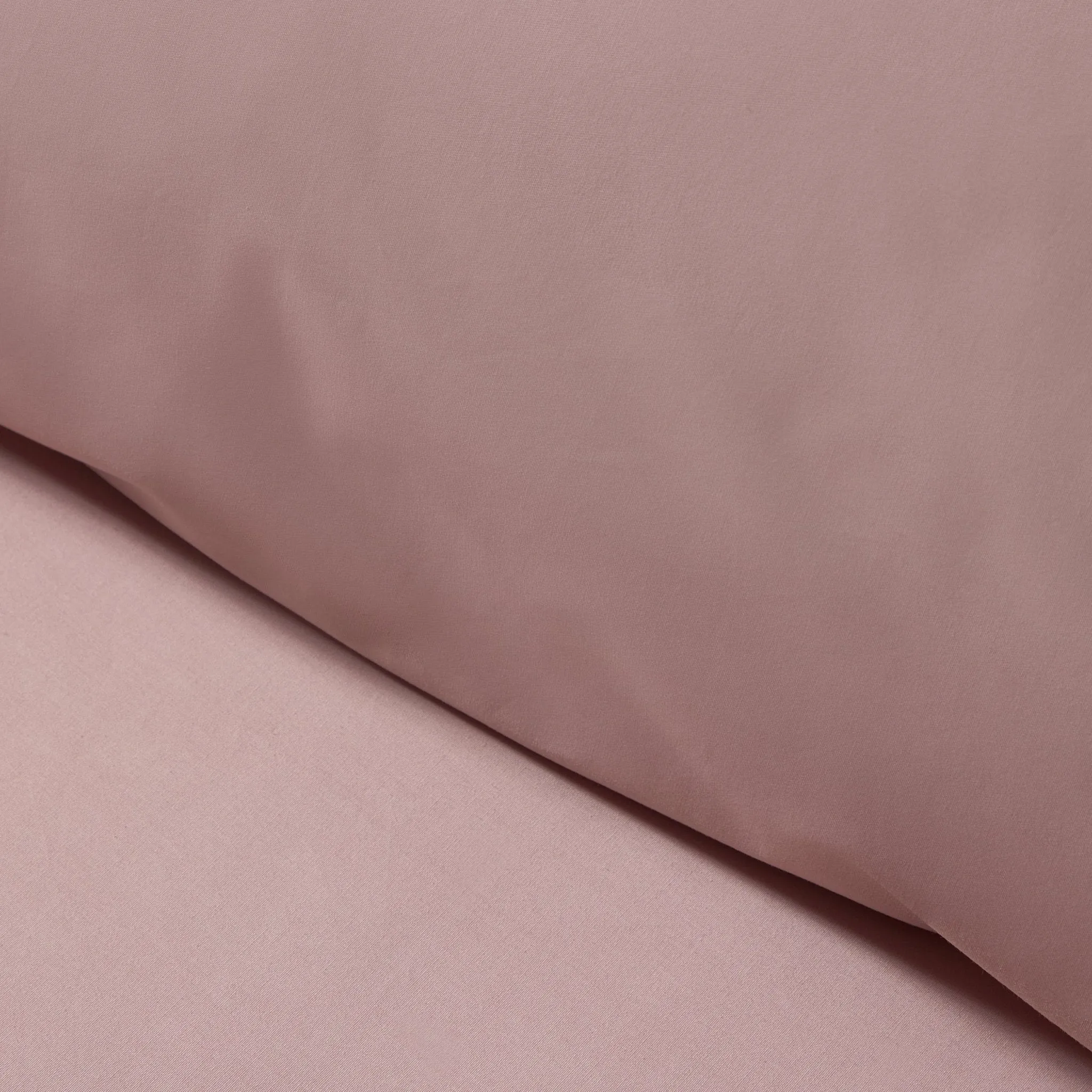 Pair of Plain-Dye Classic Pillowcases - 200 Thread Count  - Blush