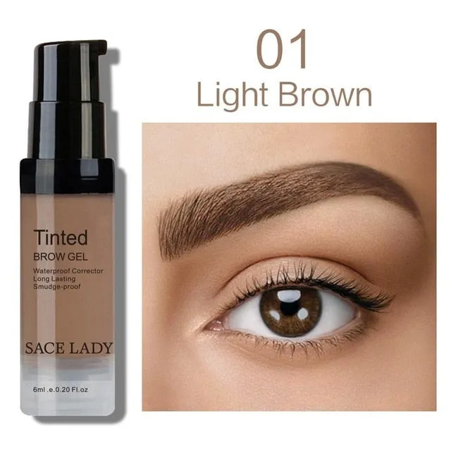 SACE LADY Henna Eyebrow Dye Gel Waterproof Makeup Shadow For Eye Brow Wax Long Lasting Tint Shade Make Up Paint Pomade Cosmetic