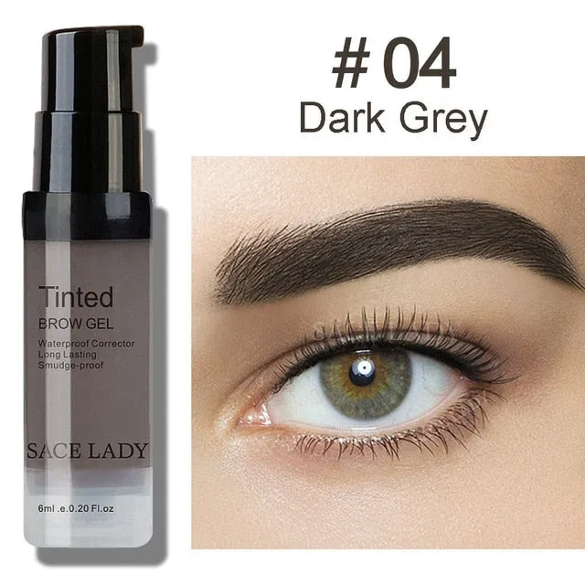 SACE LADY Henna Eyebrow Dye Gel Waterproof Makeup Shadow For Eye Brow Wax Long Lasting Tint Shade Make Up Paint Pomade Cosmetic