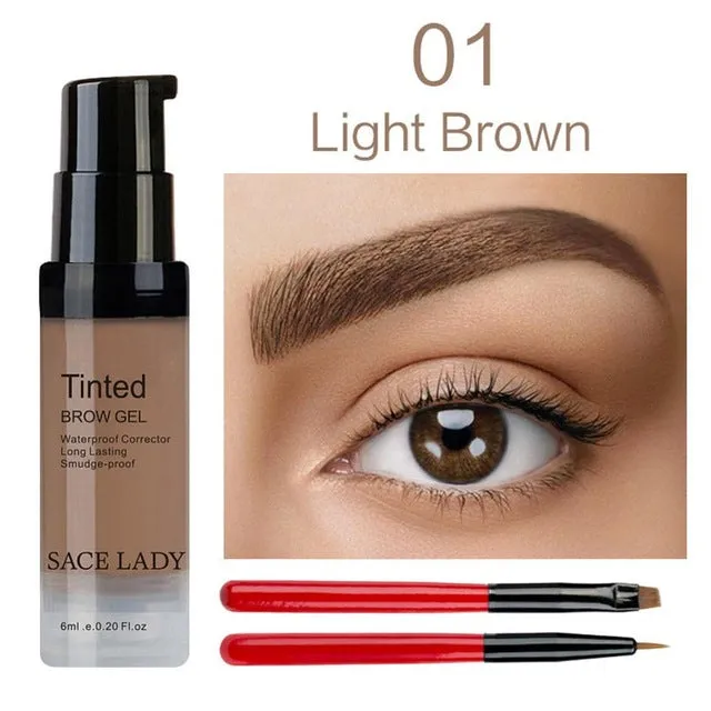 SACE LADY Henna Eyebrow Dye Gel Waterproof Makeup Shadow For Eye Brow Wax Long Lasting Tint Shade Make Up Paint Pomade Cosmetic